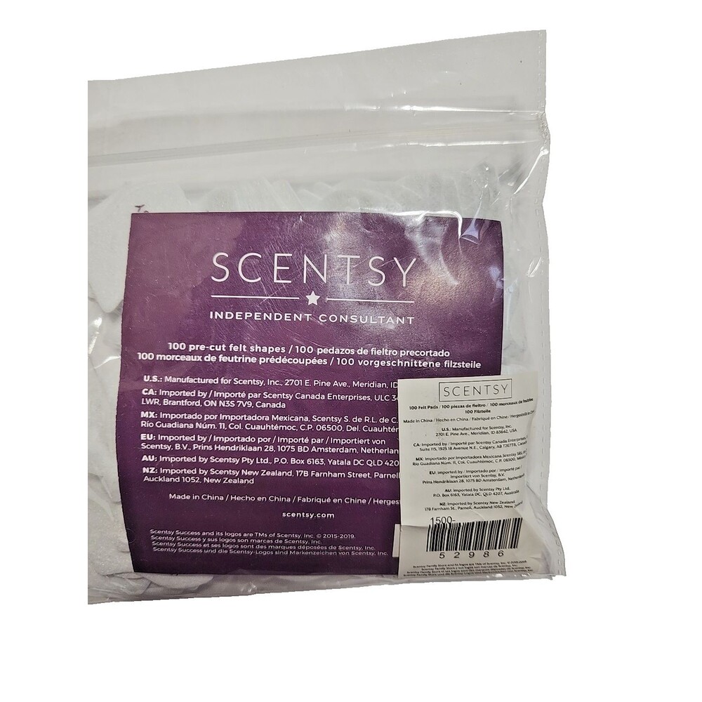 Scentsy Consultant 1 Package of 100 Pre-Cut Felt Wax Supplies Sample Making